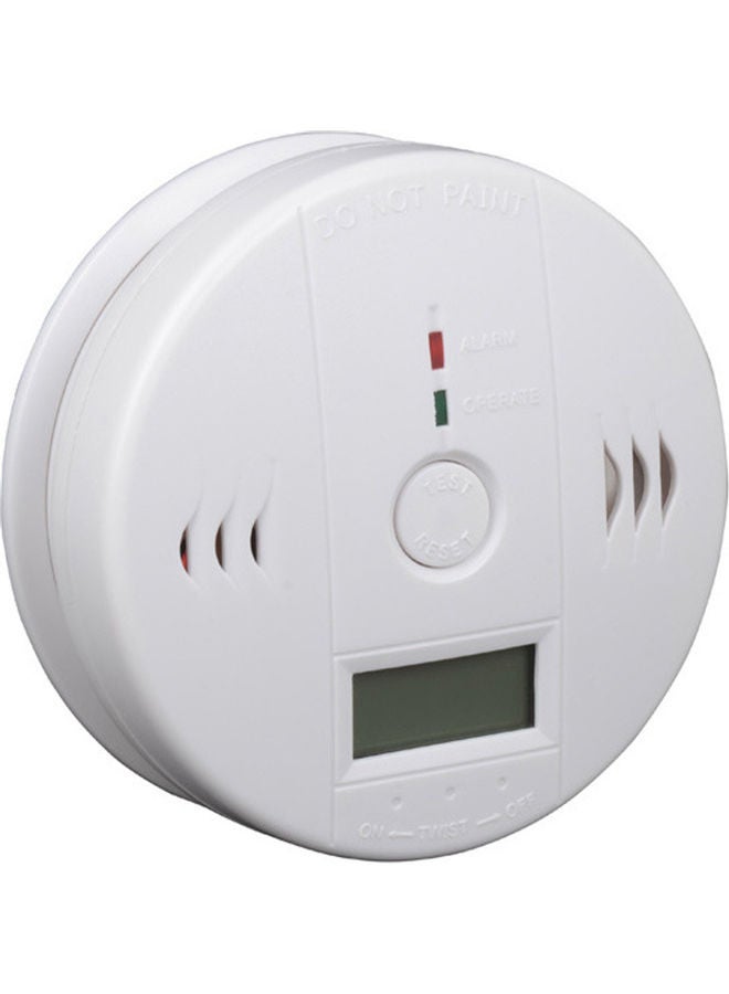 Generic - Carbon Monoxide and Alarm Sensor CO Detector White - Image 1