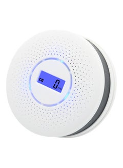 Generic Carbon Dioxide Detector and Alarm with PPM Temperature Humidity White  - Image 1