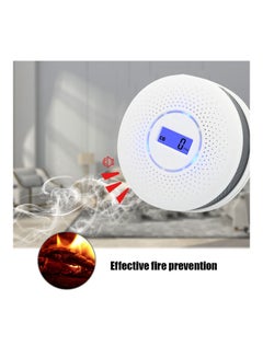 Generic Carbon Dioxide Detector and Alarm with PPM Temperature Humidity White  - Image 5