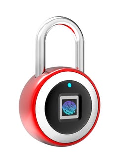 Generic Smart Bluetooth Fingerprint Padlock Red  - Image 1