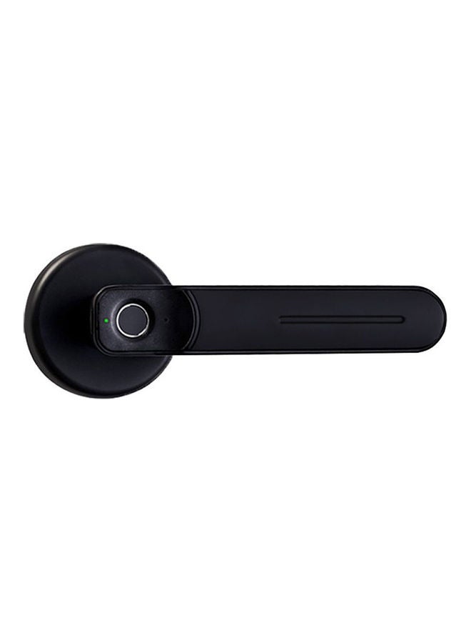 Generic Intelligent Electric Fingerprint Handle Door Lock Black  - Image 1