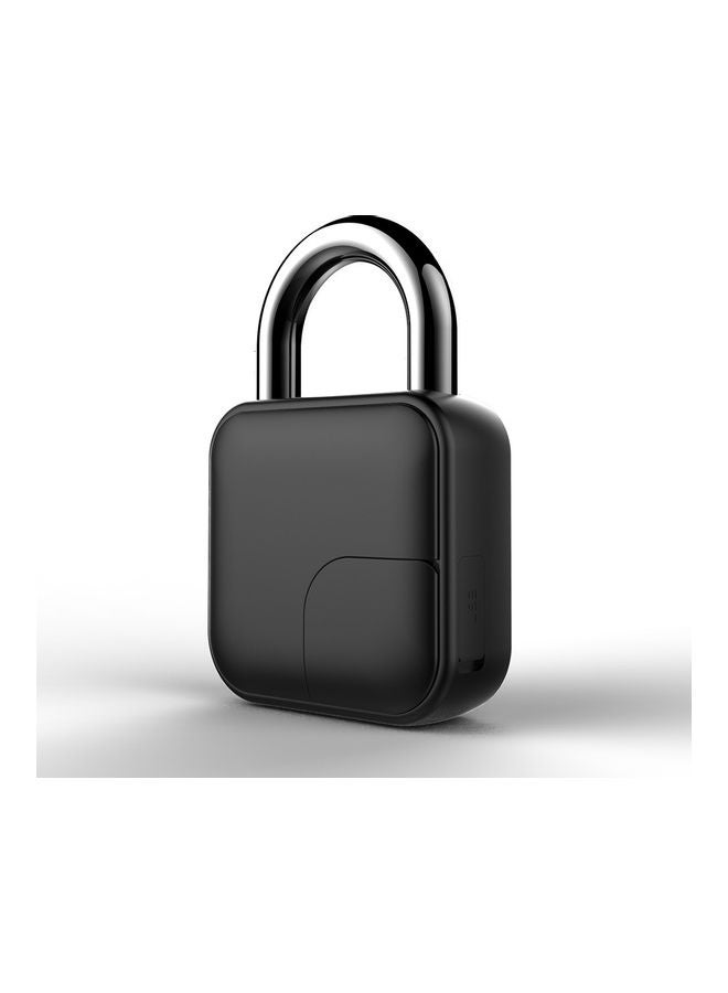 Smart Bluetooth Fingerprint Padlock Black - Image 2