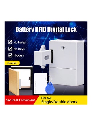 Digital RIFD IC Card Drawer Sensor Lock White - v1614109083/N44698016A_1
