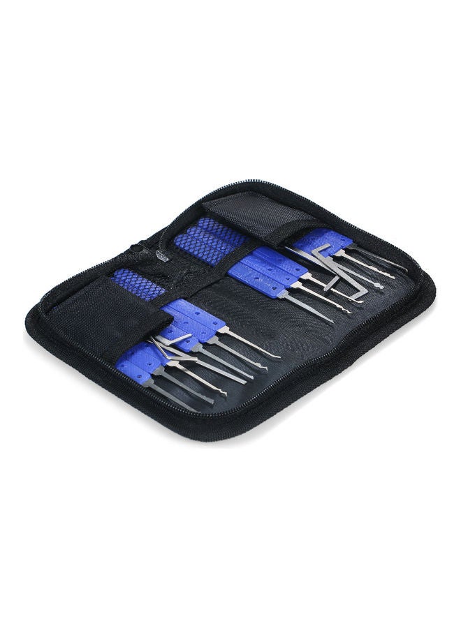 17- Piece Lock Picking Tool Kit Multicolour  - Image 3