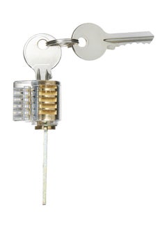 Generic 3- Piece Transparent Padlock Set Clear  - Image 2