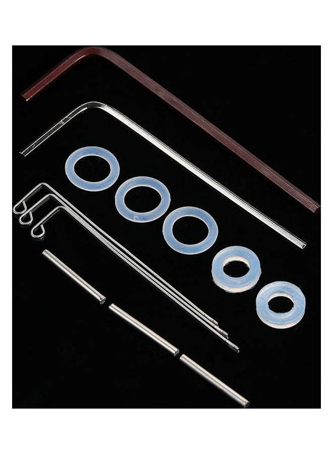 3- Piece Tubular Lock Pick Set with Transparent Lock Multicolour - Image 3