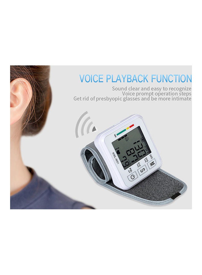 Generic - Portable Blood Pressure Monitor Sphygmomanometer Wrist Band with Automatic Digital LCD Display - Image 1