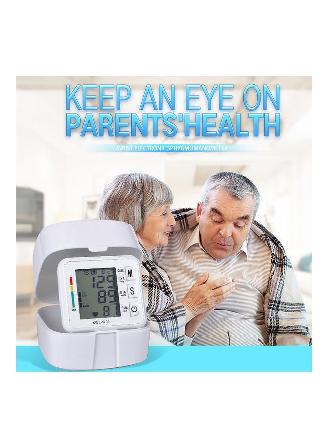 Generic - Portable Blood Pressure Monitor Sphygmomanometer Wrist Band with Automatic Digital LCD Display - Image 1