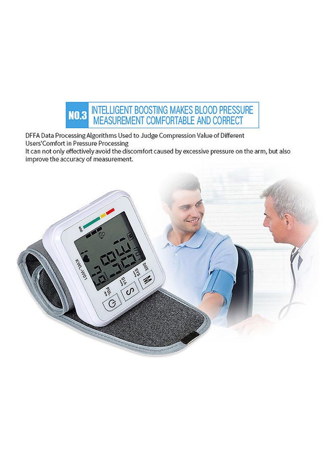 Generic - Portable Blood Pressure Monitor Sphygmomanometer Wrist Band with Automatic Digital LCD Display - Image 1