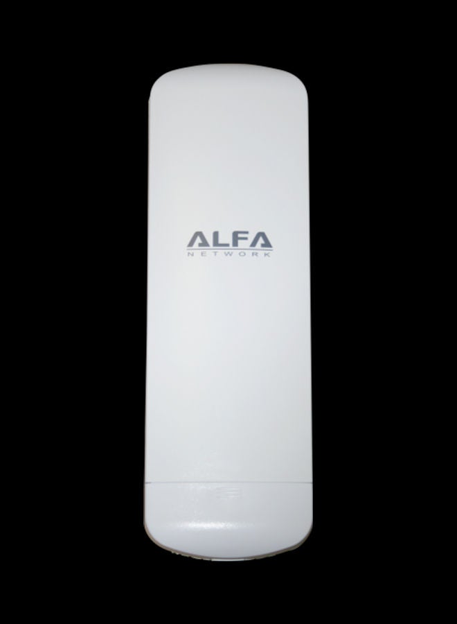 آلفا راوتر N5 خارجي طويل المدى مقاوم للعوامل الجوية/AP/CPE أبيض - Image 1