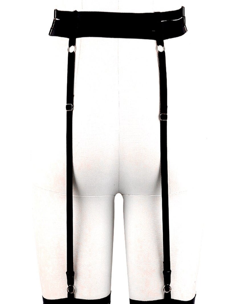 Elastic Adjustable Secret Garters Black  - Image 4
