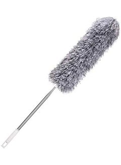 Microfiber Duster with Extension Pole Grey/Silver/White