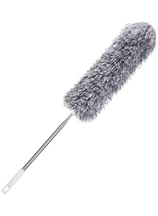 AIWANTO - Microfiber Duster with Extension Pole Grey/Silver/White - Image 1