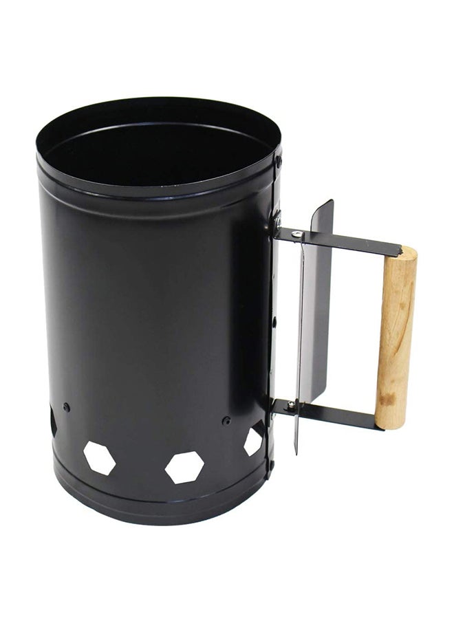 Generic Chimney Grill BBQ Charcoal Starter Black  - Image 1