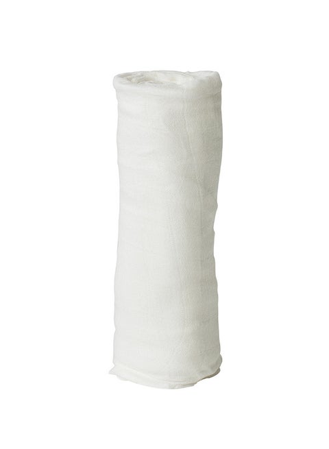 Deluxe Muslin Swaddle Single Plain White