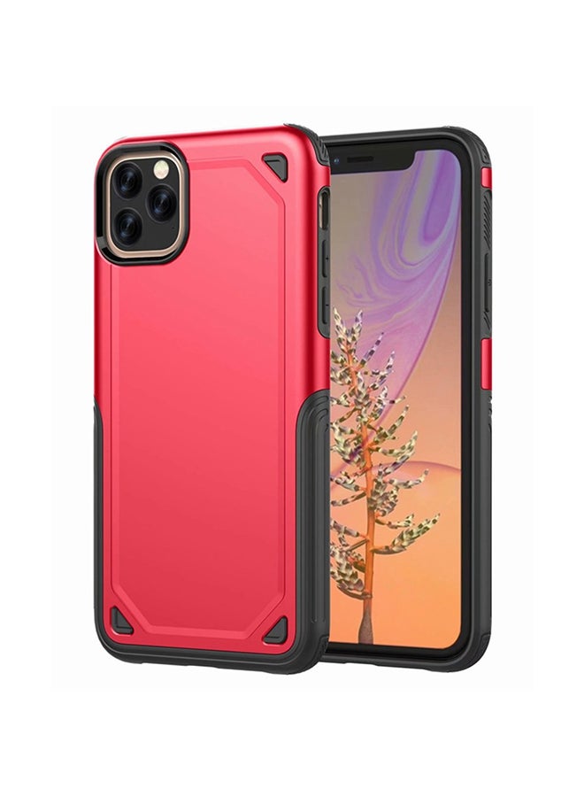 بي جي غطاء حماية واقٍ لهاتف أبل آيفون 12 برو أحمر وأسود