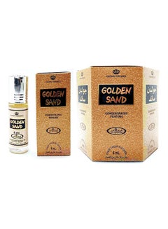 Al Rehab 6-Piece Golden Sand Concentrated Perfume Oil 6ml  - Image 3
