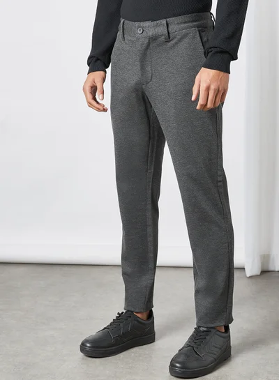 Only & Sons Plain Chinos Dark Grey Melange