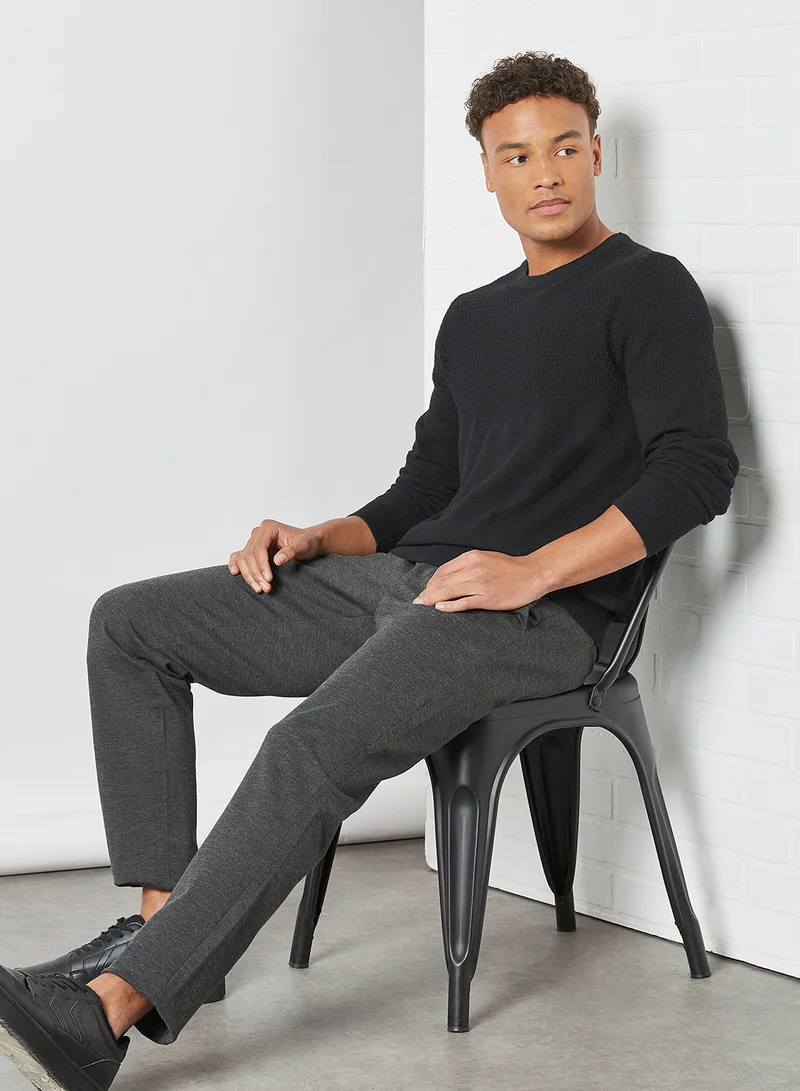 Only & Sons Plain Chinos Dark Grey Melange