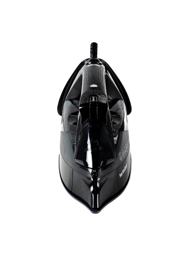evvoli Steam Iron With Ceramic Soleplate Auto Shut-Off With Anti-Drip 2800 W EVIR-5MB Black  - Image 2