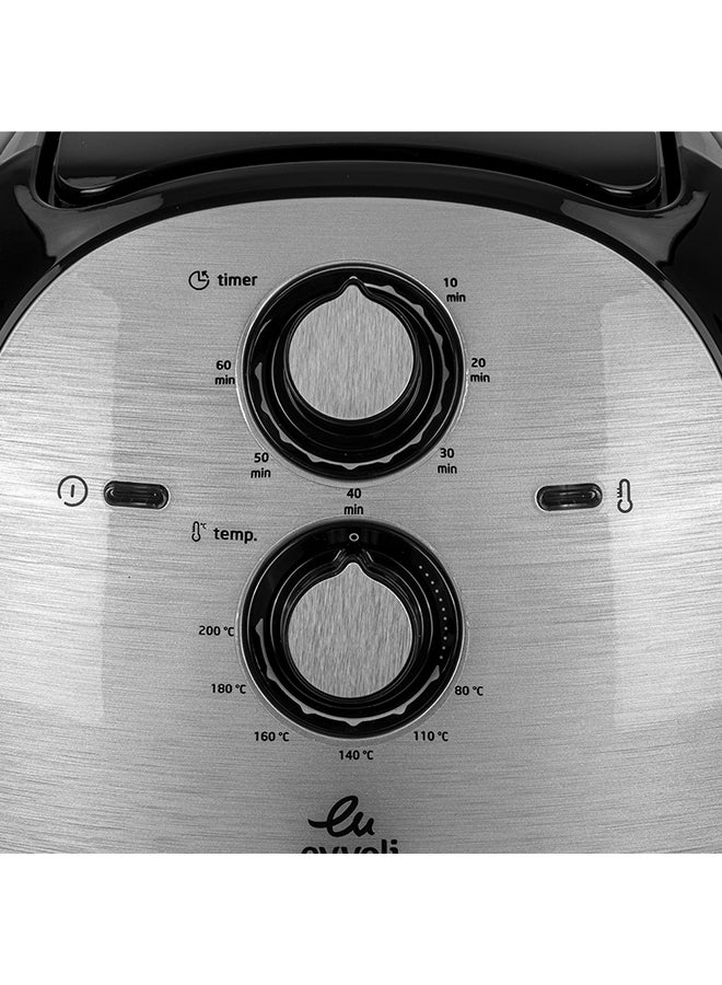 مقلاة هوائية متعددة الاستخدامات 5.5 L 1700 W EVKA-AF5501B أسود/ رمادي