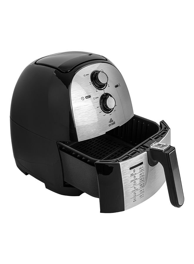 مقلاة هوائية متعددة الاستخدامات 5.5 L 1700 W EVKA-AF5501B أسود/ رمادي