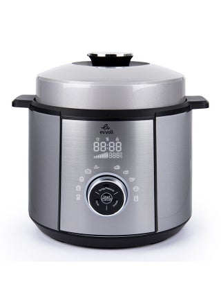 10 In 1 Multi-Use Programmable Pressure Cooker 10 Cook Settings With 15 Smart Safety Protection Modules 5.5 L 1100.0 W EVKA-PC6010S Silver/Black - v1614153681/N44018581A_1