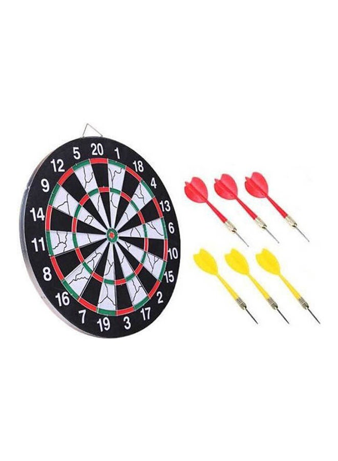 Dart Board 15" / 6  darts (For indoor use) 29.3cm - Image 1