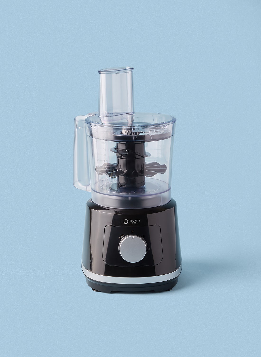 Food Processor And Blender - 1.5 Liter 800 W With Blender Jug- Black/Clear 1.5 L 800 W FP9076 Black/Clear