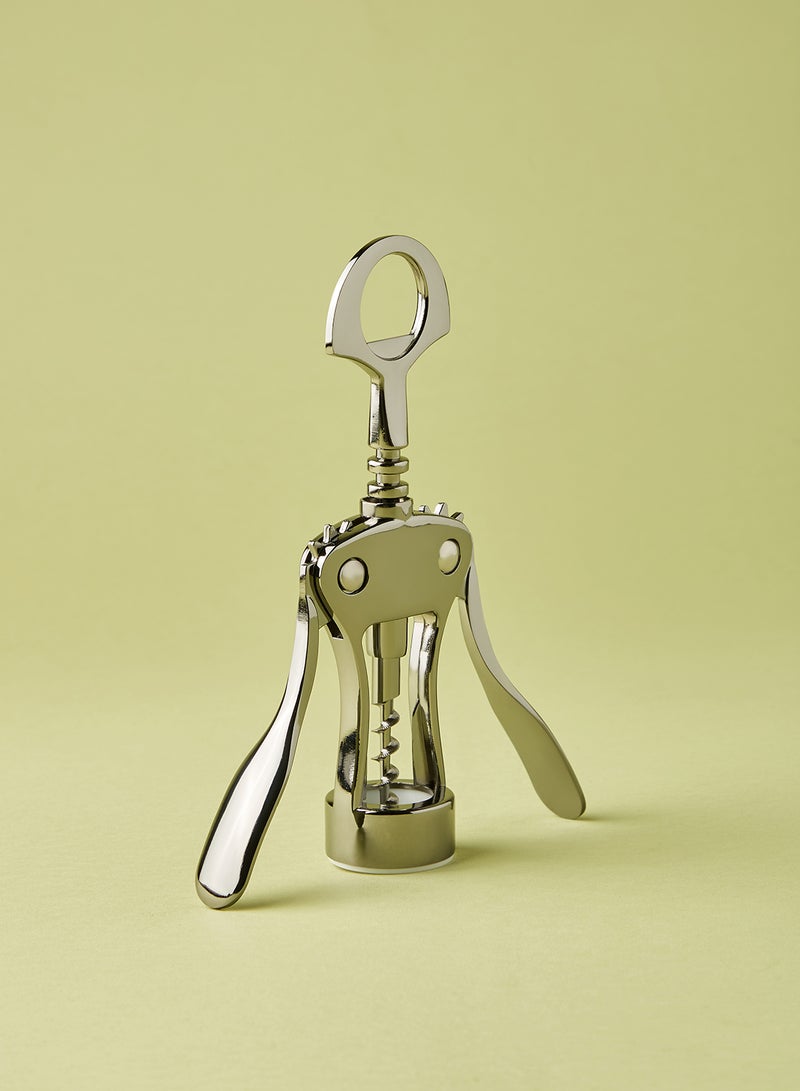 Noon East Corkscrew Bottle Opener - Made Of Stainless Steel - Bottle Opener - Wine Bottle Opener - Wine Opener - Can Screwdriver - Bar Set Tools - Silver Silver  - Image 2