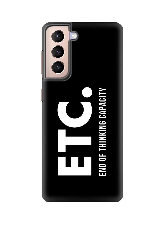 Etc. Case Cover For Samsung Galaxy S21 5G Black