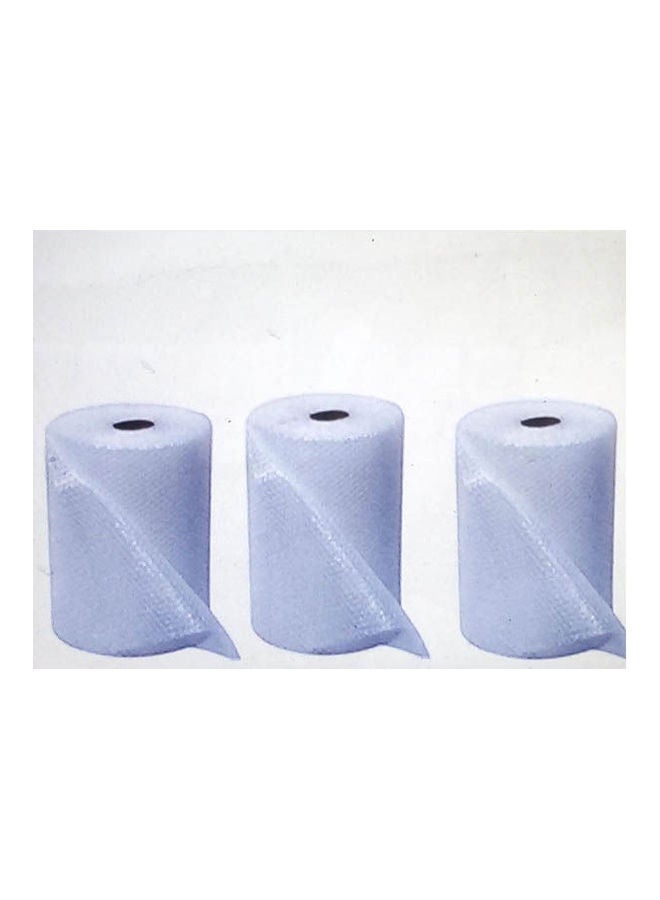 Bubble Wrap  3 Rolls Clear One Sizecm