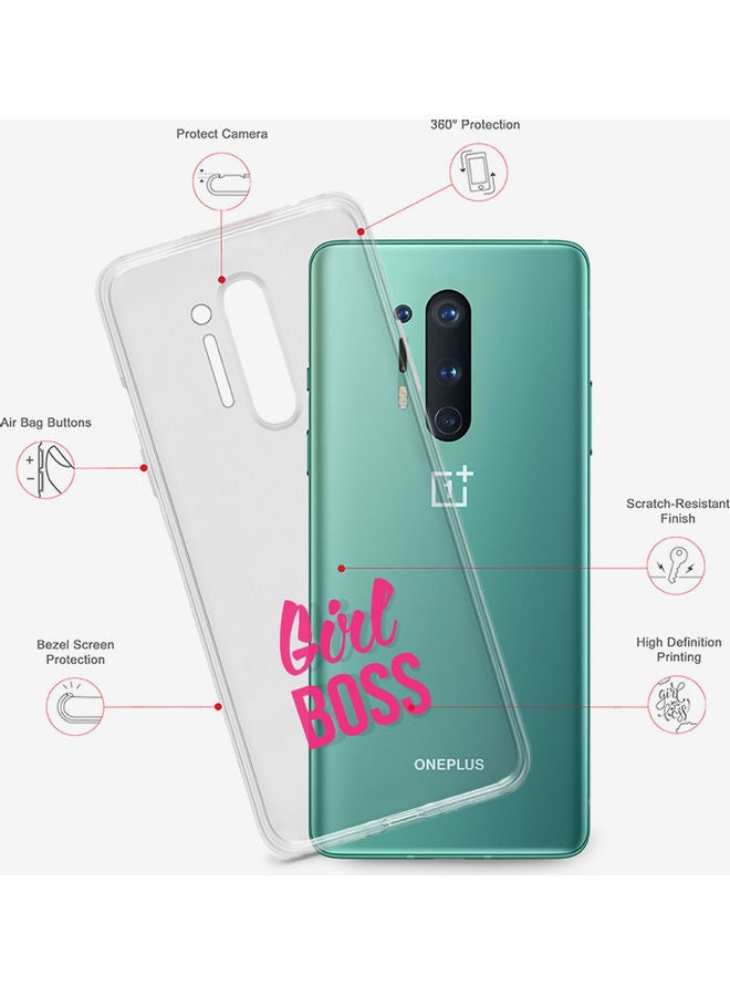 Stylizedd The Infinite End Classic Case Cover For Oneplus 8 Pro Clear/White - Image 2