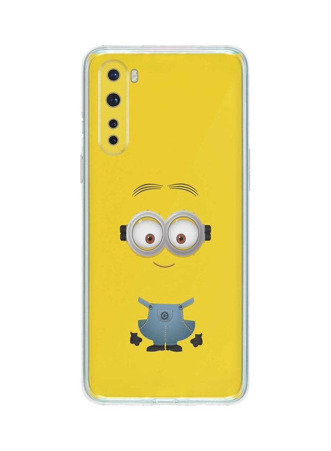 ستايلايزد غطاء حماية كلاسيك بطبعة شخصية مينيون لهاتف ون بلس نورد أصفر - Image 1