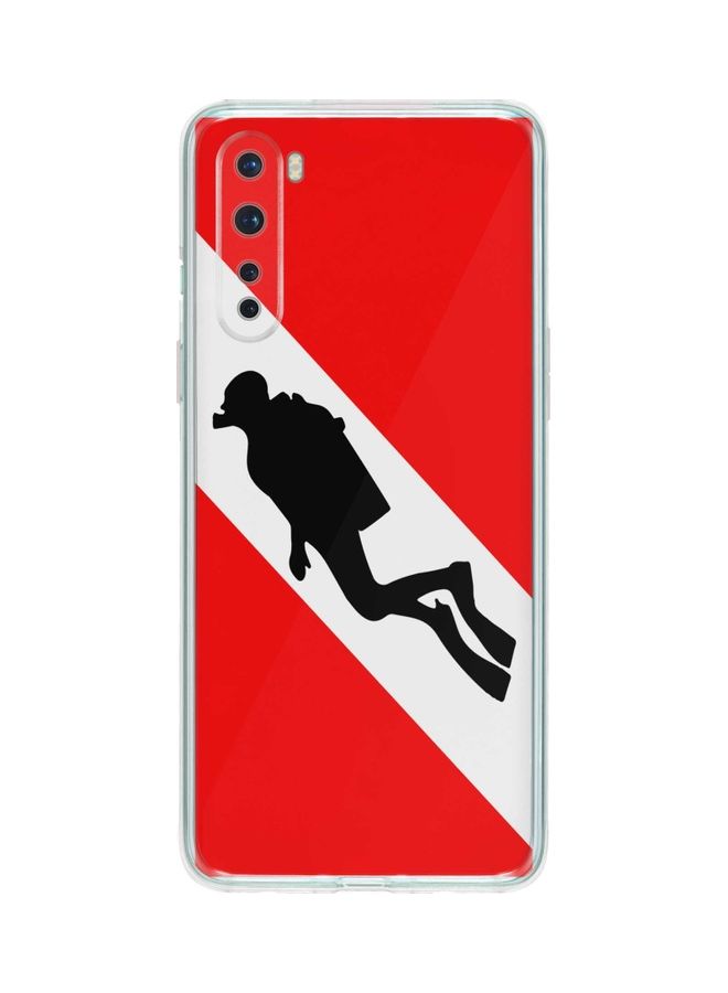 Stylizedd Classic Case Cover For OnePlus Nord Red - Image 1