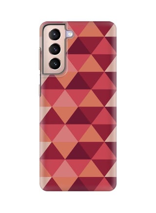 Topsy Turvy Triangles Case Cover For Samsung Galaxy S21 5G Red - v1614157712/N44701014A_1