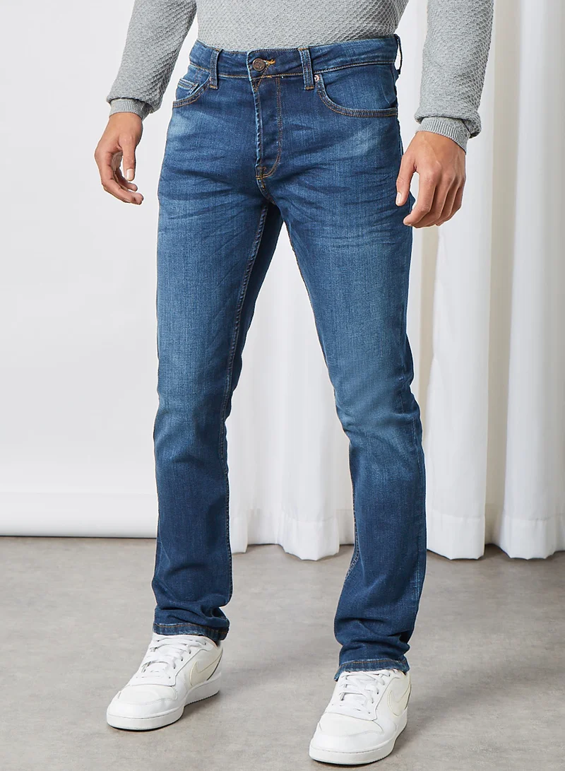 Only & Sons Regular Fit Jeans Medium Blue Denim