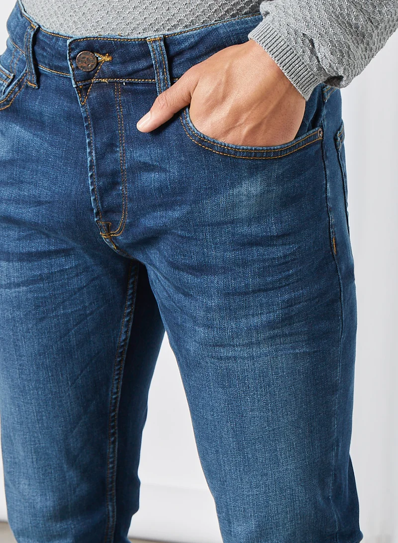 Only & Sons Regular Fit Jeans Medium Blue Denim