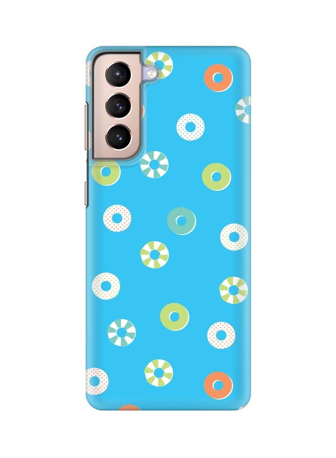 Stylizedd Loopy Hoops Case Cover For Samsung Galaxy S21 5G Blue 