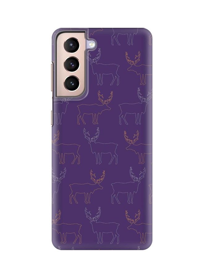 Stylizedd Moose Case Cover For Samsung Galaxy S21 Plus 5G Purple