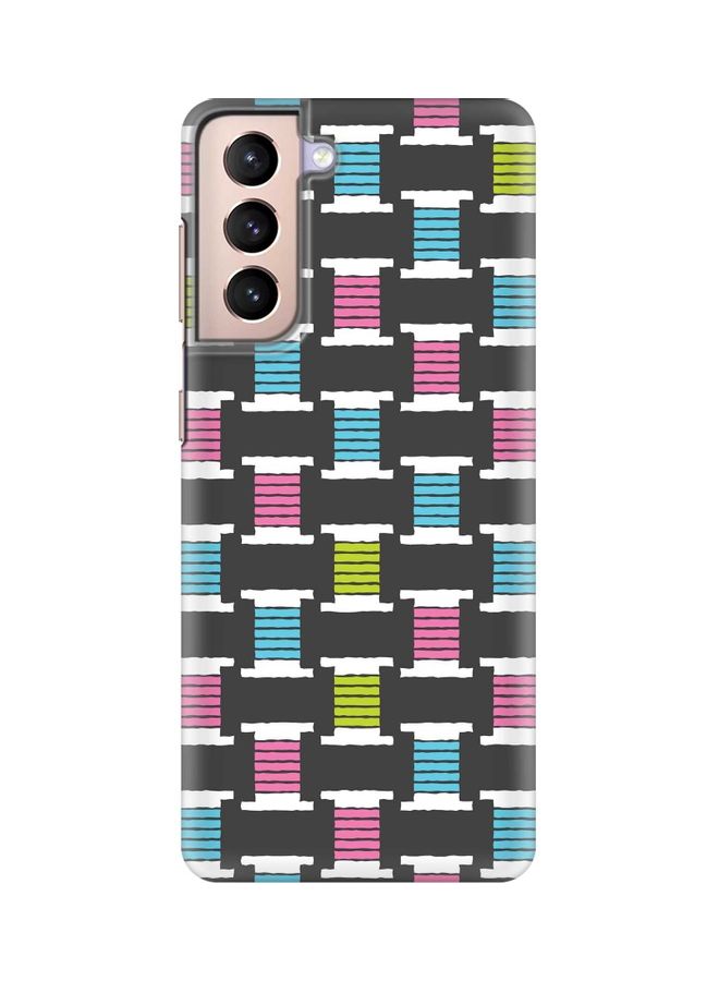 Stylizedd - Thread Roll Case Cover For Samsung Galaxy S21 5G Multicolour - Image 1