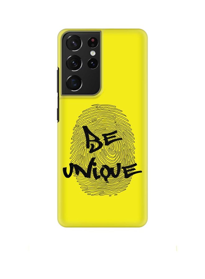Stylizedd Protective Case Cover for Samsung Galaxy S21 Ultra 5G Yellow/Black