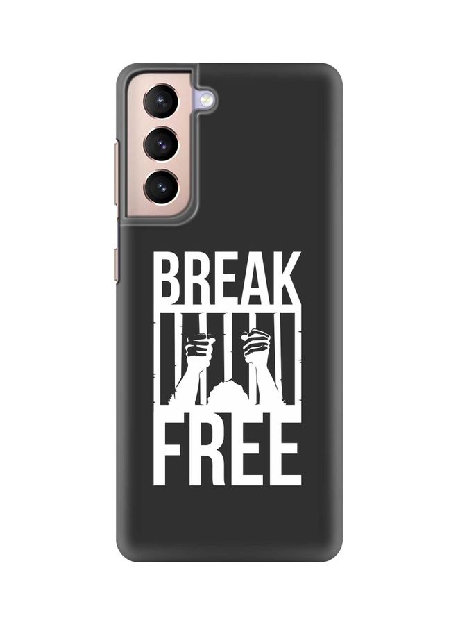 Break Free Case Cover For Samsung Galaxy S21 Plus 5G Black/White