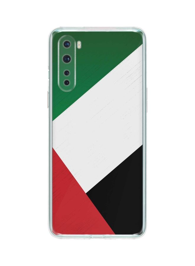 ستايلايزد غطاء حماية كلاسيك بطبعة علم الإمارات العربية المتحدة لهاتف ون بلس نورد متعدد الألوان - Image 1