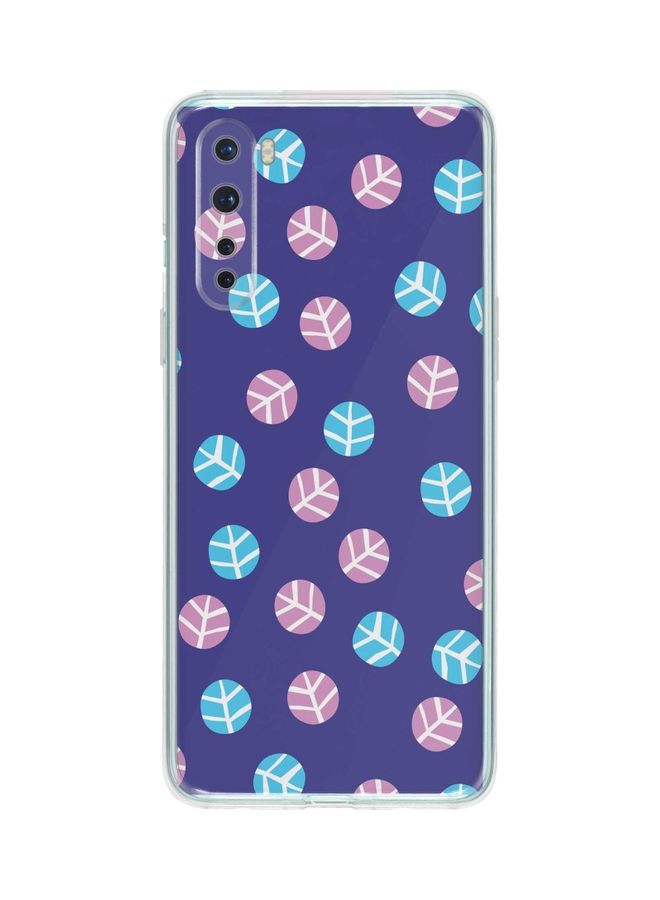 Stylizedd Bubbly Flakes Classic Case Cover For Oneplus Nord Purple - Image 1