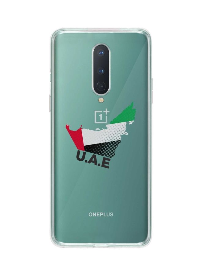 Stylizedd Uae Map Classic Case Cover For Oneplus 8 Clear - Image 1
