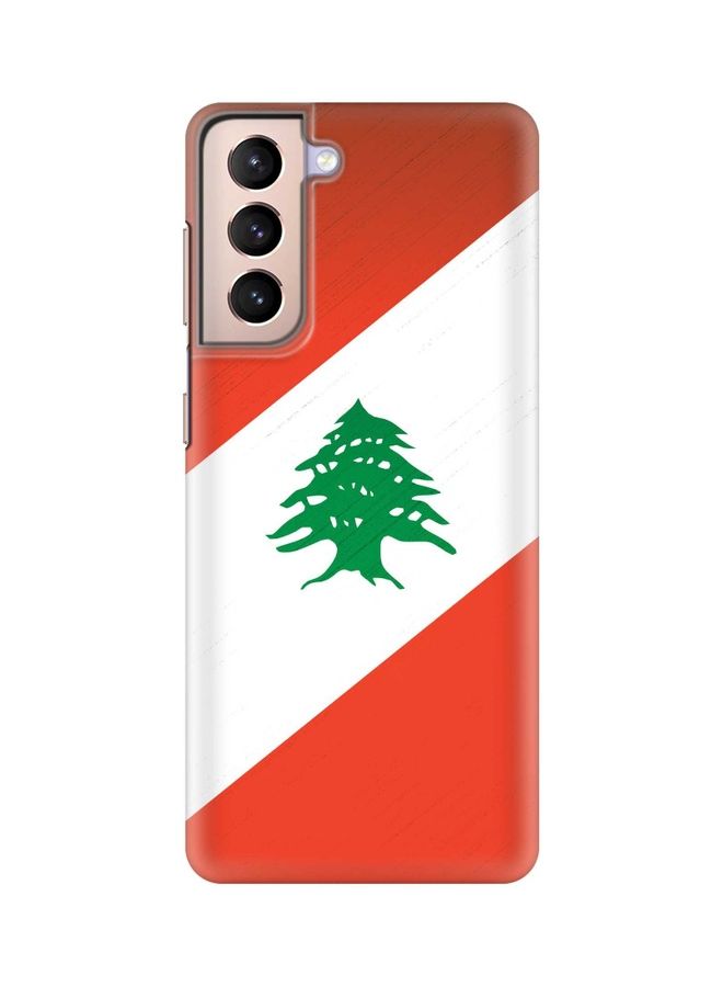 Flag Of Lebanon Case Cover For Samsung Galaxy S21 Multicolour