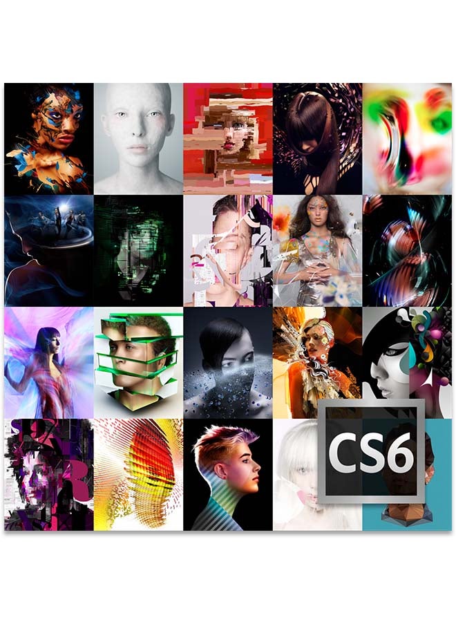 Adobe - Creative Suite Lifetime (PS AI ID Br Acrobat Pro and more, English, CS6 version, Windows) Black - Image 1