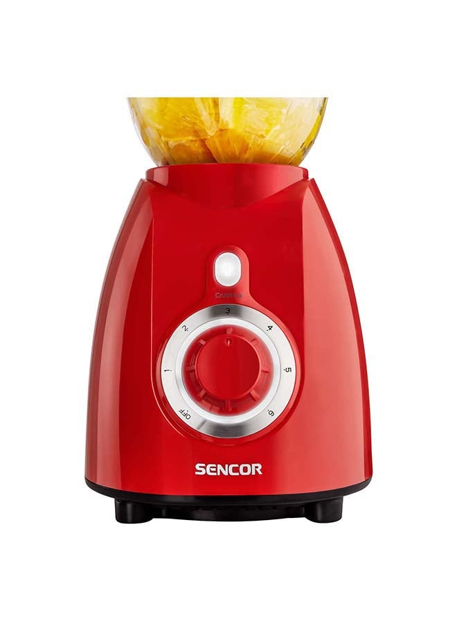 Glass Jug Blender 500W 1.7 L 500 W SBL 5372RD Red/Clear/Black