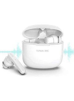 TicPods ANC Active Noise Cancellation True Wireless Earbuds white